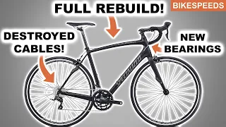 Specialized Roubaix Rebuild! Road Bike Restoration Service!