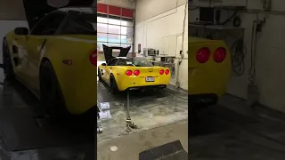 My zr1 screaming on the dyno. #corvette #zr1 #asmr #dyno #racecar #chevrolet #chevroletcorvette