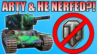 ARTY & HE NERFED?! HOW BAD IS 1.13? World of Tanks RANT!