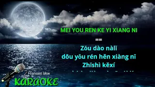 Mei you ren ke yi xiang ni - Andy lau - karaoke no vokal (cover to lyrics pinyin)