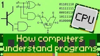 How computers understand programs: From transistors to a CPU (1/3)