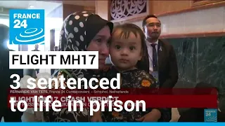 Dutch court sentences 3 to life in prison for 2014 downing of MH17 • FRANCE 24 English