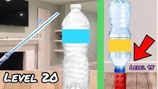 BOTTLE FLIPS From Level 1 To Level 100