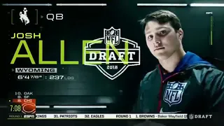 Bills Select QB Josh Allen (2018 NFL Draft)