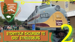 Steamtown excursions Scranton to East Stroudsburg