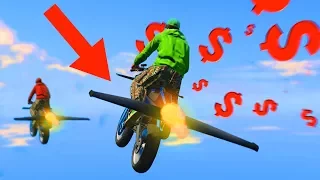 NEW $2.900.000 FLYING ROCKET BIKE! (GTA 5 DLC)