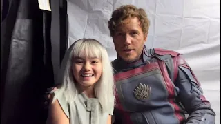 Wholesome interview by Kai Zen with Chris Pratt on the set of #guardiansofthegalaxyvol3