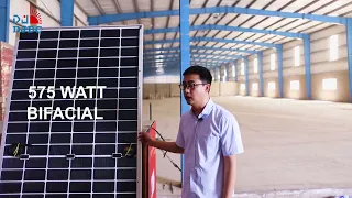 "Dongjin presents Sunova Solar Panels featuring both bifacial and monofacial technology. 🌞