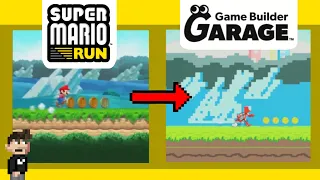 Super Mario Run RECREATED In Game Builder Garage