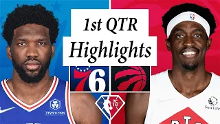 #4 Philadelphia 76ers vs #5 Toronto Raptors - 1st QTR Highlights - PO G6 - Apr 28, 2022