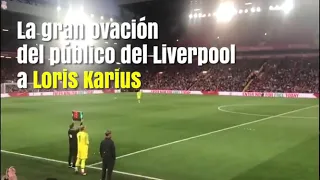 KARIUS VOLVIO A ATAJAR CON EL LIVERPOOL Y LOS HINCHAS LO OVACIONARON