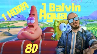 [1 HORA] J BALVIN x TAINY - AGUA (BOB ESPONJA) [Audio 8D]