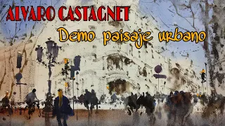 Curso de ALVARO CASTAGNET | Demo acuarela La Pedrera Barcelona