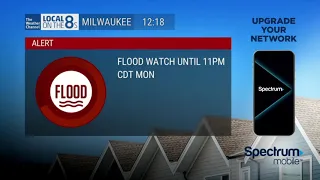 Local on the 8s - Flood Watch with Heavy Rainfall - Milwaukee, WI @ 8-14-23