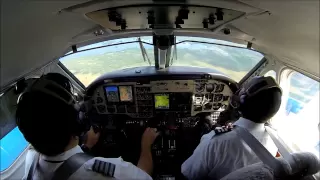 B100 Landing - EGPWS - TERRAIN TERRAIN - PULL UP!!