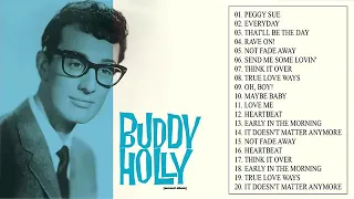 BRAND NEW: Buddy Holly Greatest Hits   TOP 20 BEST SONGS BY BUDDY HOLLY   D  SAWH & E  LEE   HD, HQ