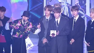 181106 댄스상 수상하는 방탄소년단 BTS 4K 60P 직캠 @MBC 지니뮤직어워드 by DaftTaengk