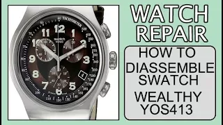 How to disassemble the Swatch WEALTHY YOS413