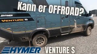 Venture S: Offroad Testfahrt + Roomtour. Ein krasses 4x4 Reisemobil vom Top-Hersteller HYMER