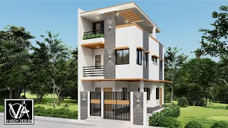 10X6 2 STOREY HOUSE DESIGN IDEA 60 SQM WITH ROOF DECK