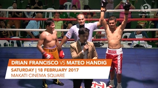 Rappler Fight Night: Drian Francisco vs Mateo Handig