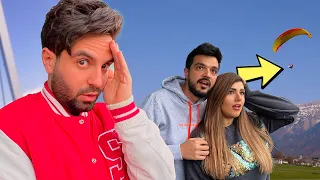 اكثر شي مجنون اسويه 🪂 🥲 !! خليتهم يخافوا !!