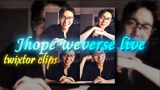 Jhope's Weverse Live Twixtor Clips (2023.04.14)