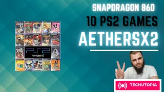 AetherSX2 New Updates 10 PS2 Games I Playable I Snapdragon 860 gaming test POCO X3 PRO