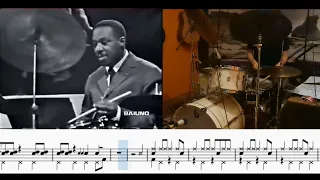 Kenny Clarke 'Bebop' Drum Cover + Transcription