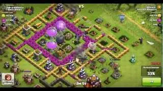 Clash of Clans: 803K Resources Raid TH10! Giants and Healer Strategy!!