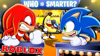 🧠 Who's got BRAINS? - SONIC VS KNUCKLES (ROBLOX)