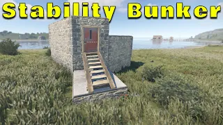 How To Build A Stability Bunker | Rust Guide