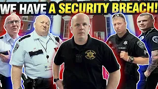 EIGHT Deputy Sheriffs RUN To Probation Office Over A Man With Camera! Public Areas Are Secured?