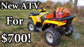 How I bought a practically new 4x4 ATV for only $700!