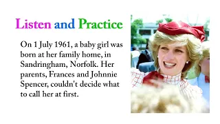 princess Diana-Learn English through stories| level B1