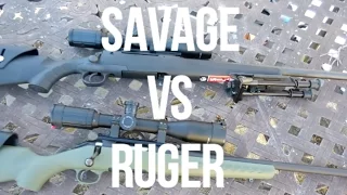 Savage Axis VS Ruger American Predator (Long Range Budget Winner?) (HD)