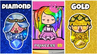 GOLDEN, DIAMOND AND RAINBOW HAIR COMPILATION💎🌈💰|| SAD STORIES 💔|| TOCA LIFE WORLD 🌍