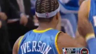 Allen Iverson 33pts vs Baron Davis Warriors 07/08 NBA