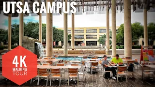 Walking around UTSA Campus in San Antonio - 4K Walking Tour