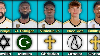 Real Madrid Players Religion 2023 ☪️ ✝️ 🕎 🕉️ #realmadrid #football #religion