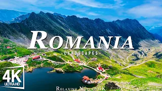 FLYING OVER ROMANIA 4K UHD - Relaxing Music Along With Beautiful Nature Videos (4K Video HD)