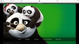 Opening To Kung fu Panda 3 ITunes 2016 Australia