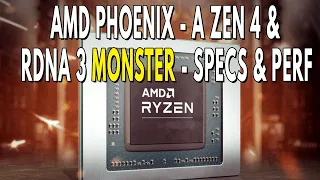 AMD Phoenix - A Zen 4 & RDNA 3 MONSTER - Specs & Performance | Dragon Range - 16 Cores For MOBILE