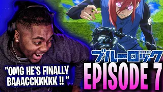 CHIGIRI IS INSANE !! | College Soccer Player REACTS to Blue Lock Episode 7