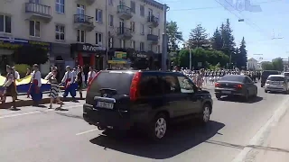 День захисту дітей місто Луцьк. Парад дітей. 1 червня 2018