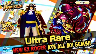 NEW EX ROGER ATE ALL MY GEMS!! (Shafted?!) | One Piece Bounty Rush 5th Anniversary... | OPBR SUMMONS