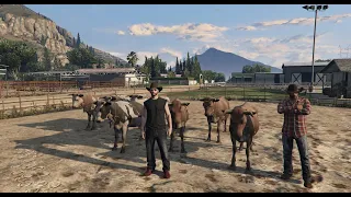 GTA 5 Roleplay - Redline Rp-Sean Scott -  Live stream- Walking cattle home