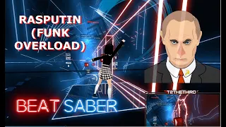 [Beat Saber] Rasputin (Funk Overload) [S Rank, 60FPS, Full body tracking, Avatar]