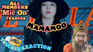 MAMAMOO 마마무 'MIC ON' Teasers - 🚚 Trucker Reaction