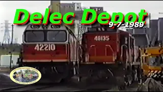 SRF469: DELEC LOCOMOTIVE DEPOT 9-7-1989